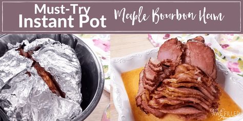 Bourbon Ham, Maple Ham, Spiral Ham, Maple Bourbon, Knock Knock Who's There, Instant Pot Air Fryer, Ham Recipe, Glazed Ham, Dish Ideas