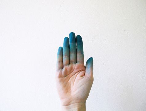 blue Blue Fingers, Spring Colors, Blue Aesthetic, Photography Inspiration, Photo Sharing, Human Body, Dye, Blue Color, Paint