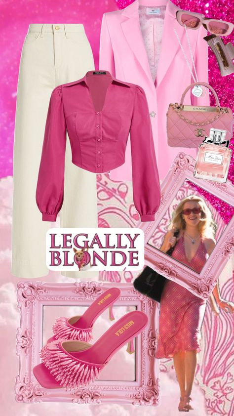 legally blonde outfit #ootd #outfit #summer #outfitinspo #vintage #nature #lawyer #pink #legallyblonde #ellewoods Movie Fashion Inspiration, Blonde Outfits, Legally Blonde Outfits, Bachelorette Party Planning, Elle Woods, Legally Blonde, Movie Fashion, Interview Outfit, Vintage Nature