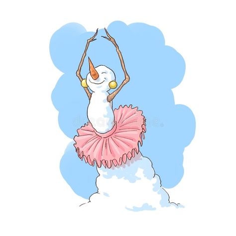 Dancing Snowman, Ballerina Picture, Ballet Drawings, Painted Windows, People Dancing, Celebrating Christmas, Ballet Dancer, Studio Ideas, Christmas Drawing