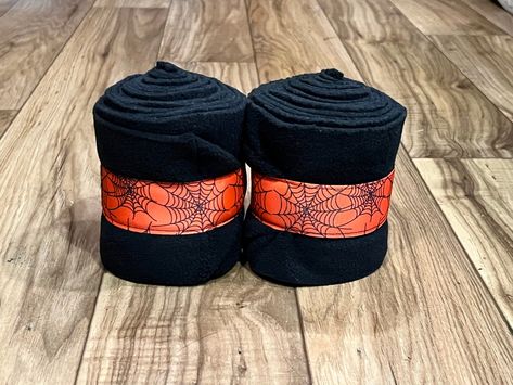 Excited to share this item from my #etsy shop: Halloween Polo Wraps, Spider Web Polo Wraps, Horse Polo Wraps, Set of 2 or 4, Orange Polo Wraps, Black Polo Wraps, Pony Polo Wraps, Mini Horse Polo, Polo Wraps, Black Polo, Cow Print, Spider Web, High Level, Farm Animals, Medium Weight, Etsy Accessories