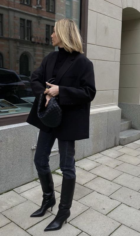 Estilo Indie, Paris Mode, Autumn Outfits, All Black Outfit, Thanksgiving Outfit, Autumn Outfit, Looks Style, Mode Inspiration, Outfit Casual