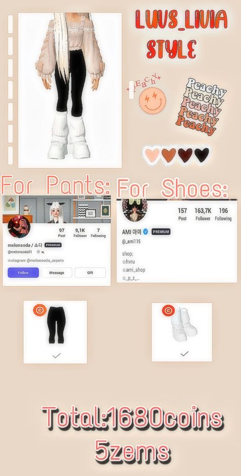 Cheap Zepeto Outfits, Zepeto Hang Ideas List, Preppy Bio Ideas For Zepeto, Zepeto Preppy Outfit, 512x512 Px Zepeto Clothes, Preppy Zepeto Outfits, Cute Zepeto Outfits, Zepeto Clothes Ideas, Aesthetic Zepeto Outfits