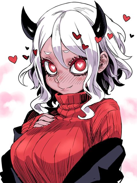 The Lustful Demon (YES THAT ASANAGI) | Helltaker | Know Your Meme Demon Wolf, Yandere Manga, Anime Devil, Demon Girl, Demon Art, Anime Character Drawing, Female Character Design, Monster Girl, Anime Character