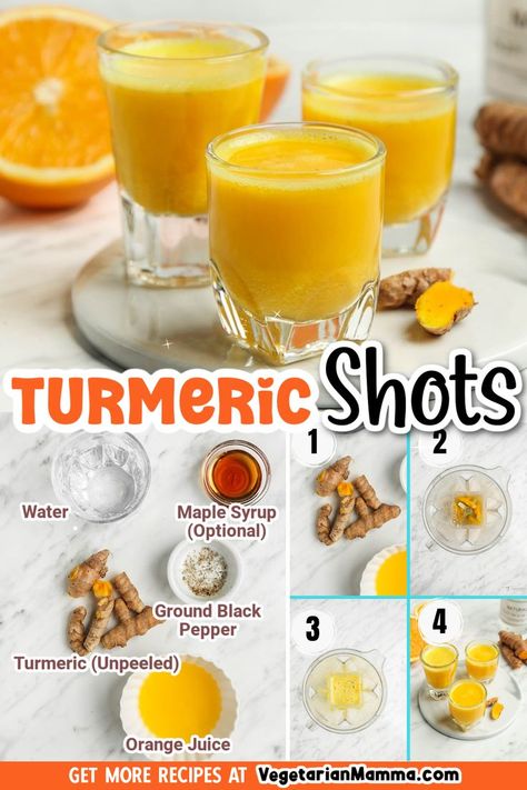 Benefits Turmeric, Ginger Shot Recipe, Best Non Alcoholic Drinks, Turmeric Shots, Turmeric Health, Sugar Free Maple Syrup, Turmeric Health Benefits, Nut Milk Bag, Homemade Syrup