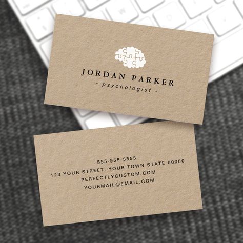 Creative Business Card Inspiration, Private Practice Therapy, Doctor Business Cards, Paper Business, Event Logo, Business Card Inspiration, Business Cards Creative, Promotional Item, Cards Sign