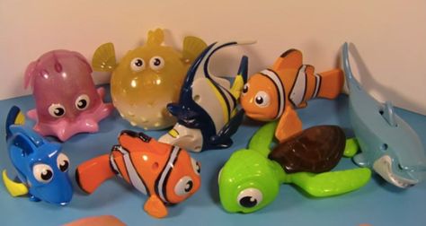 Finding Nemo (2003) | 19 McDonald's Happy Meal Toys From The '00s That'll Give You Nostalgia Early 2000s Toys, Nineties Nostalgia, 2000s Memories, 2000s Toys, Finding Nemo 2003, Right In The Childhood, Childhood Memories 90s, Mcdonald's Happy Meal, Childhood Memories 2000