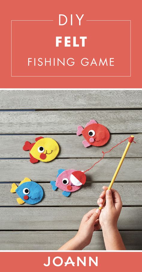 Felt Fishing Game Pattern Free, Crochet Fishing Game, Fishing Toy Diy, Felt Fishing Game Diy, Diy Fishing Game Magnets, Diy Fishing Game, Kids Fishing Game, Shoebox Crafts, Felt Fishing Game