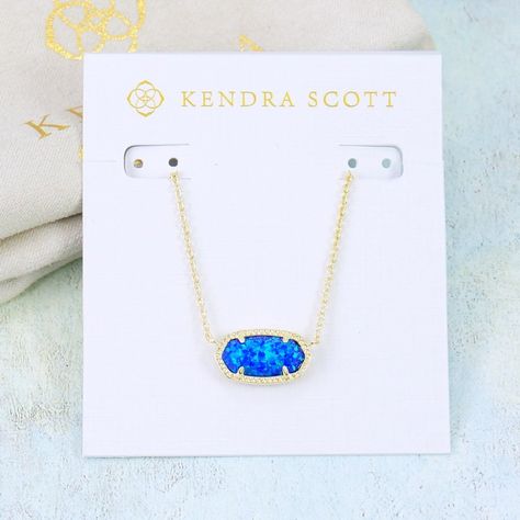 Kendra Scott Elisa Necklace We Will Accept Reasonable Offer, But No Offer Will Be Accepted For Bundle Deals, All Bundles Will Have 15% Discount Apply Automatically. - Royal Blue Kyocera Opal - Gold Plated - Pendant Approx. 0.63” L X 0.38” - 15 L Chain With 2”L Extender - Lobster Clasp Closure Brand New With Dust Bag & Cardholder, No Gift Box New Kendra Scott Necklace, Royal Blue Kendra Scott Necklace, Kendra Scott Blue Necklace, Kender Scott Necklaces, Preppy Stuff To Buy, Blue Kendra Scott Necklace, Blue Kendra Scott, Kendra Scott Elisa Necklace, Elisa Necklace