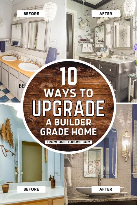 LOVE these home decorating tips for how to upgrade a builder grade home on a budget. These will help make my house look a lot more expensive! Learn all the interior design tips for updating your home. Japanese Zen Interior, Diner Room, Expensive Interior, Garden Archway, Expensive Homes, House To Home, Interior Design Bohemian, Amazing Closets, Bungalow Exterior