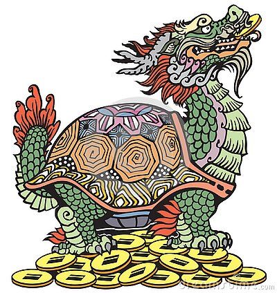 Dragon Turtle Art, Turtle Side View, Chinese Tortoise, Feng Shui Animals, Turtle Sketch, Dragon Turtle, Turtle Tattoo Designs, Asian Dragon, Islamic Patterns