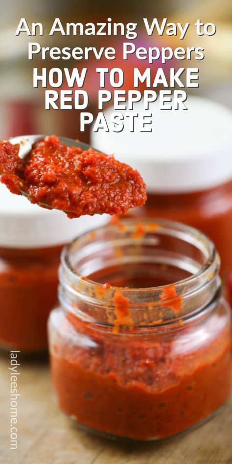 Red Pepper Recipes, Red Pepper Paste, How To Make Red, Pepper Paste, Paste Recipe, Red Pepper Sauce, Roasted Red Pepper, Grilling Chicken Breast, Peppers Recipes