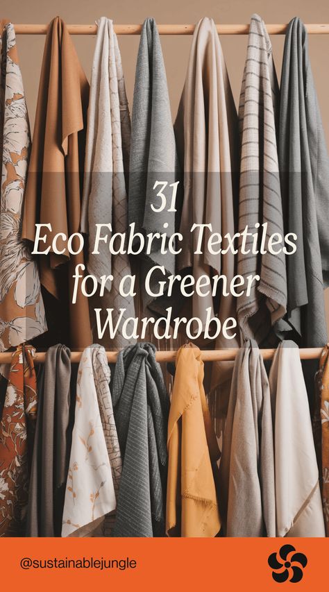 31 Eco Fabric Textiles for a Greener Wardrobe Sustainable Fabrics Textiles, Eco Fabric Textiles, Natural Fabrics Clothing, Sustainable Fashion Quotes, Sustainable Fashion Upcycling, Natural Fiber Clothing, Eco Fabric, Sustainable Textiles, Eco Friendly Clothing