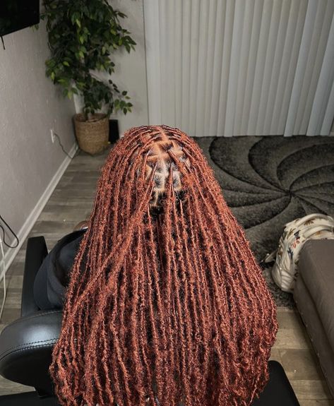 Ginger Butterfly Locs, Ginger Locs, Butterfly Locks, Butterfly Locs, Box Braids Hairstyles For Black Women, Cute Braided Hairstyles, African Braids Hairstyles, African Clothing Styles, African Braids