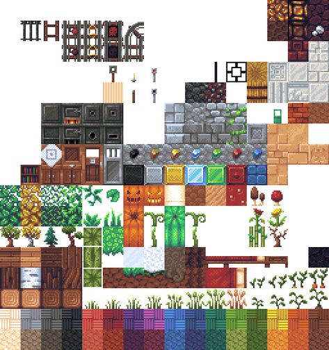 ArtStation - Pixel Daydreams - Minecraft Texture Set, Virginia Smith Minecraft Terrain, Minecraft Textures, Voxel Games, Minecraft Blocks, Minecraft Mod, Cool Minecraft Creations, Cool Pixel Art, Minecraft Decorations, Cool Minecraft