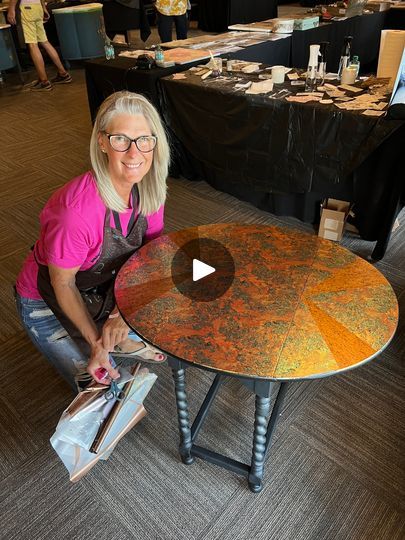 15K views · 325 reactions | Let's upcyle a piece of furniture using metallic transfer foils 🤗

#transferfoil #pbausa2024 #PaintersBusinessAcademy #foils #metallicfoils #upcycledfurniture #upcyclingfurniture #furnituremakeover #furnitureflip #furnitureflipper | Artistic Painting Studio | Lipps Inc. · Funkytown Lipps Inc, Scrub Corpo, Artistic Painting, Transfer Foil, Painting Studio, Flipping Furniture, Upcycled Furniture, Furniture Makeover, Painted Furniture