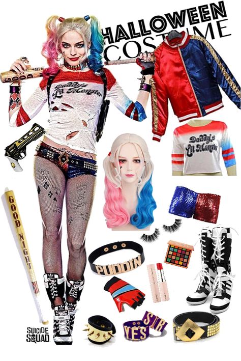 Bloom Costume, Lilo Costume, Harley Quinn Disfraz, Comic Con Outfits, Winx Club Bloom, Harley Quinn Halloween Costume, Harley Quinn Makeup, Harley Quinn Halloween, Winter Mode Outfits