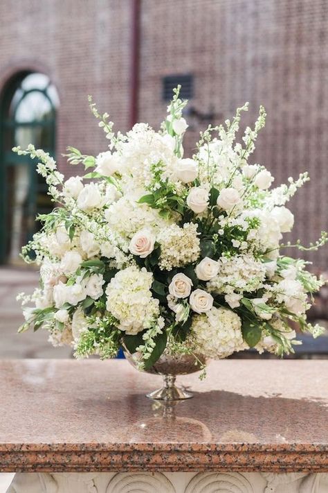 So what is the price of wedding flowers? How much do you need for your wedding budget? Check out our latest blog to find out... Altar Flowers, Church Wedding Decorations, Unique Wedding Flowers, Wedding Floral Centerpieces, Church Flowers, Flower Centerpieces Wedding, Ceremony Flowers, Deco Floral, Wedding Arrangements