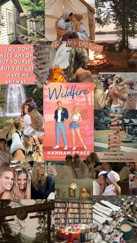 Wildfire - Hannah Grace #wildfirehannahgrace #hannahgrace Romcom Books, Hannah Grace, Book Reading Journal, Romance Series Books, Fire Book, Book Wallpaper, Book Annotation, Recommended Books To Read, Book People