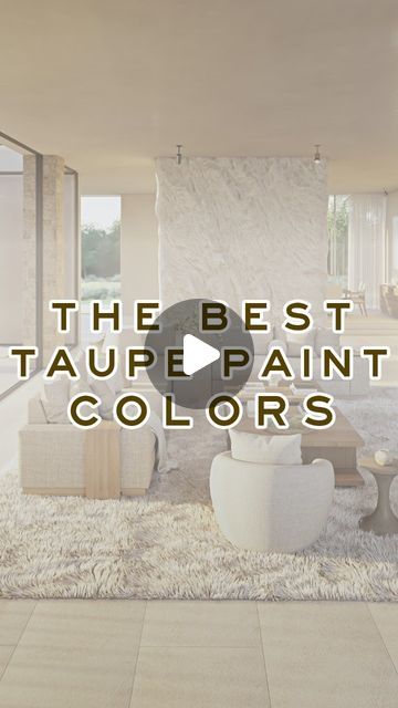 Loren Kreiss on Instagram: "Want to know the 3 best taupe-y paint colors for your home? #interiordesigntrends #neutralhomedecor #neutralhomeaesthetic #taupe #taupepalette #beigepaint #interiordesignideas #homeinspiration" Virtual Taupe Sherwin Williams, Taupe Colour Palette, Popular Paint Colors For Living Room, Taupe Color Combinations, Best Taupe Paint Color, Taupe Hallway, Taupe Dining Room, Loren Kreiss, Taupe Rooms