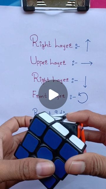 Cube Puzzle Solve Trick, Rubik's Cube Solving Tricks, How To Play Rubik Cube, Rube Cube Solve, Cube Game Trick, Magic Cube Solve, Solving A Rubix Cube Step By Step, Ruby Cube Solution, How To Solve A Rubik's Cube