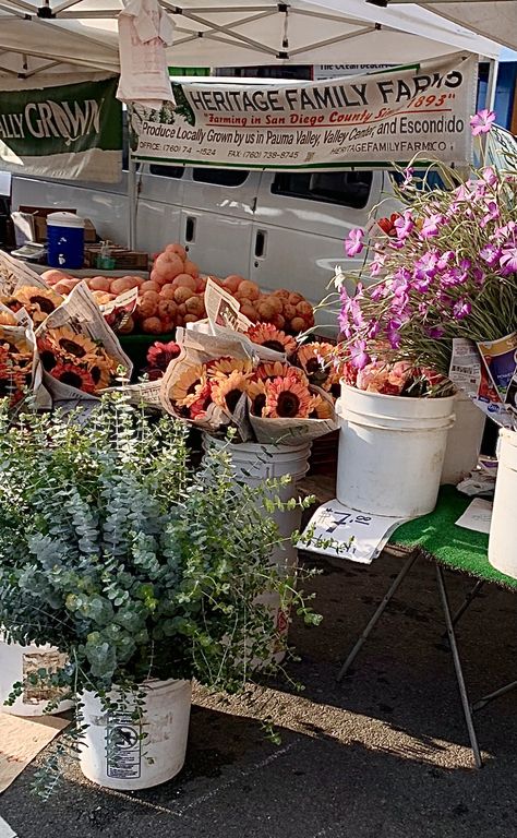 flowers at a farmers market in ocean beach, california. #flowers #farmers #market #california #sandiegocalifornia #ocean Flowers Farmers Market, Ocean Beach California, California Flowers, Sturgeon Bay, Monterey Bay, Beach California, San Diego California, College Life, Ocean Beach