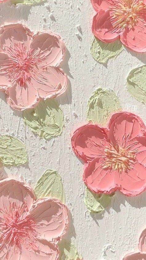 Painted Flower Wallpaper, A Daily Routine, Glamorous Outfits, Flower Wallpapers, Academic Motivation, Cute Flower Wallpapers, Think About It, Painting Wallpaper, Flower Wallpaper