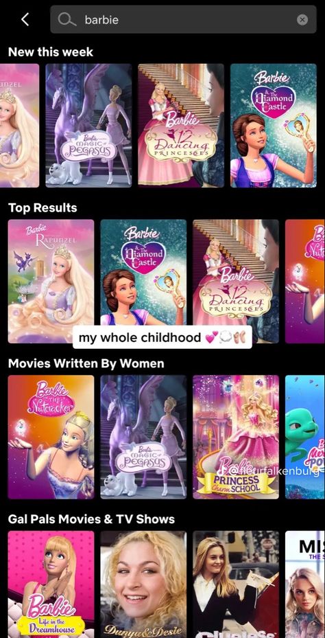 Barbie Movies List, Barbie Films, Character Tropes, Princess Charm School, Princess Kitty, Barbie Cartoon, Movies List, Childhood Movies, Studio Ghibli Movies