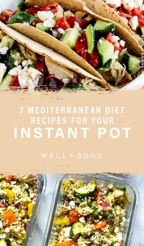 Dinner Instant Pot, Mediterranean Diet Recipes Dinners, Dash Diet Recipes, Mediterranean Diet Meal Plan, Mind Diet, Easy Mediterranean Diet Recipes, Pot Recipes Easy, Healthy Instant Pot Recipes, Dash Diet