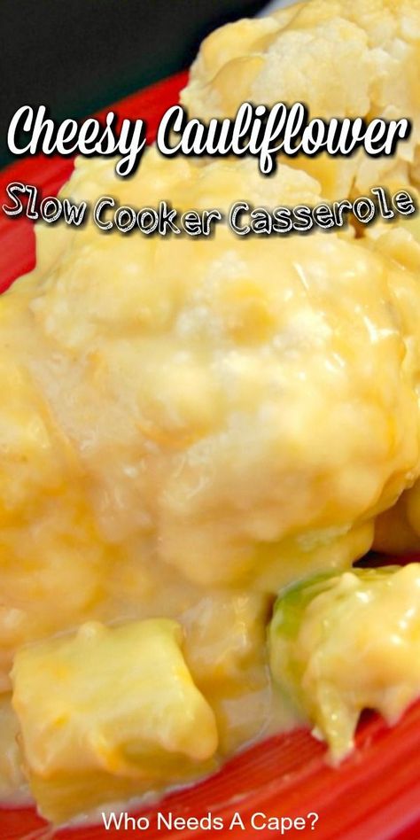 Crockpot Cauliflower Casserole, Slow Cooker Cauliflower, Crockpot Cauliflower, Sunday Family Dinner, Easy Casseroles, Cauliflower Casserole Recipes, Slow Cooker Casserole, Au Gratin Recipes, Slow Cooker Freezer Meals