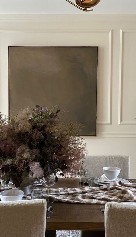 Moody Painting, Farmhouse Inspiration, Manifestation Board, Painting Abstract, Dining Room Design, Art Canvas, Room Inspiration, Modern Farmhouse, Framed Artwork