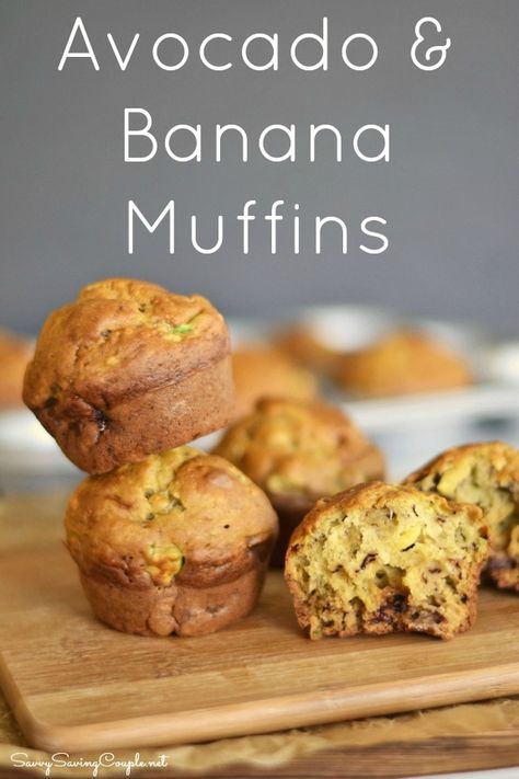 Avocado Banana Muffins, Avocado Dessert, Mug Cakes, Banana Muffin Recipe, Avocado Banana, Healthy Muffins, Avocado Recipes, Banana Muffins, Healthy Nutrition