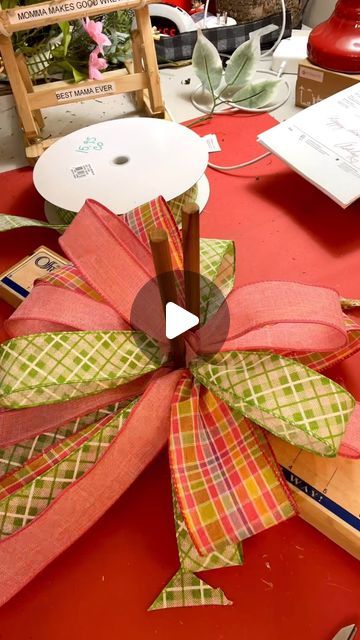 Ashley Greenwood on Instagram: "How do you make wreath bows? 🤔🎀 I love to use a bow maker tool, and I can show you how it works! 

 ✨Copy and paste the link in the comments or check my story highlights for my FREE bow tutorial!" Ez Bow Maker Tutorial, Bow Maker Tool, Bow Maker, Wreath Bows, Make Tutorial, Bow Tutorial, Wreath Bow, Story Highlights, My Story