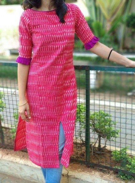 Cotton Chudi Hand Designs, Simple Boat Neck Designs For Kurti, Kurtis Sleeves Designs Latest, Neck And Hand Designs For Kurtis, Salwar Hand Designs, Cotton Kurti Back Neck Designs, Kurthi Sleeve Designs Latest, Tops Neck Designs Latest, Chudidhar Hand Designs Latest