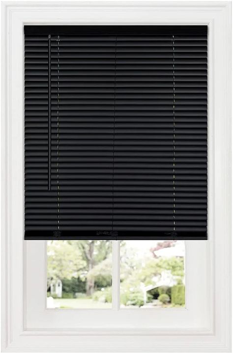 1" Cordless Deluxe Sundown Room Darkening Vinyl Horizontal/Venetian Blind Panel Track Blinds, Privacy Blinds, Vinyl Blinds, Cordless Blinds, Horizontal Blinds, Mini Blinds, Bedroom Windows, Venetian Blinds, Window Blinds