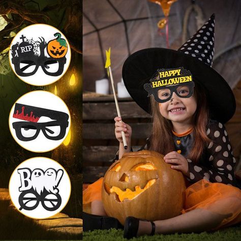 Halloween Party Funny Glasses Spider Bat Pumpkin Eyeball Glasses One Size Eyeball frame Halloween Glasses, Halloween Fest, Funny Glasses, Halloween Party Supplies, Halloween Cartoons, Halloween Party Costumes, Fete Halloween, Cute Toys, Photo Booth Props