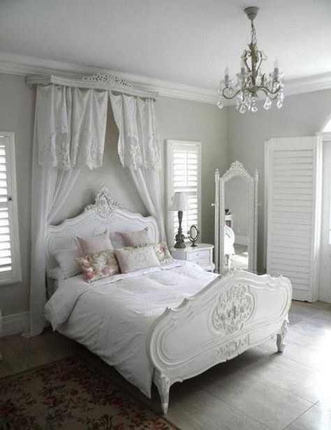 Country Bedroom Furniture, Chic Bedroom Design, Shabby Chic Decor Bedroom, Chic Bedroom Decor, Shabby Chic Curtains, Shabby Chic Living, Shabby Chic Room, Romantic Shabby Chic, Bedroom Farmhouse