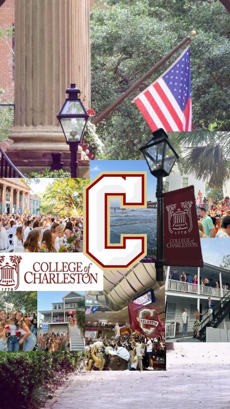 Aesthetic Colleges, College Of Charleston, College Aesthetic, Dream College, Dream School, Prayer Board, Future Life, College Life, Charleston Sc