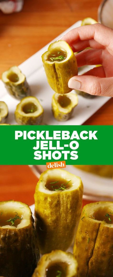 Pickle Back Shots, Pickle Back, Yummy Shots, Jello Pudding Shots, Jell O Shots, Pinterest Food, Pudding Shots, Jello Shot Recipes, Shot Recipes