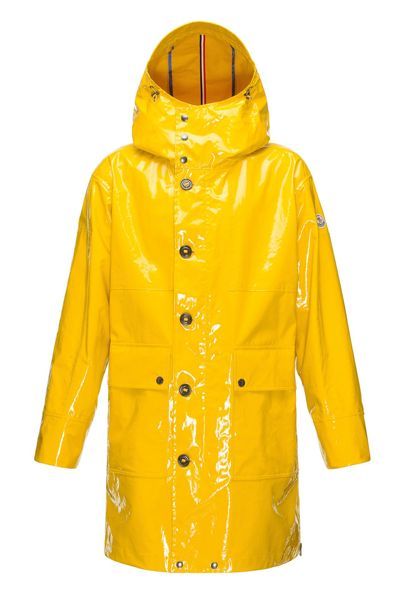 Best raincoats for summer | British GQ Yellow Rain Jacket, Pewter Hardware, Pvc Raincoat, Oil Water, Signature Print, Field Jacket, Barneys New York, Rain Wear, Designer Outfits Woman