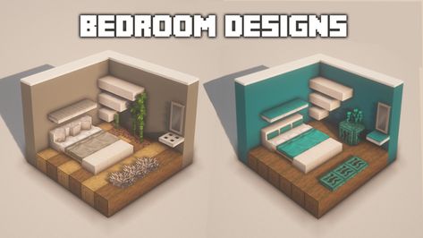 Minecraft Bedroom Designs, Minecraft Bedroom Ideas Game, Cute Minecraft Bedrooms, Minecraft Bed Ideas, Minecraft Bedrooms, Minecraft Room Designs, Minecraft Modern Bedroom, Minecraft Bedroom Ideas, Bedroom Designs Ideas