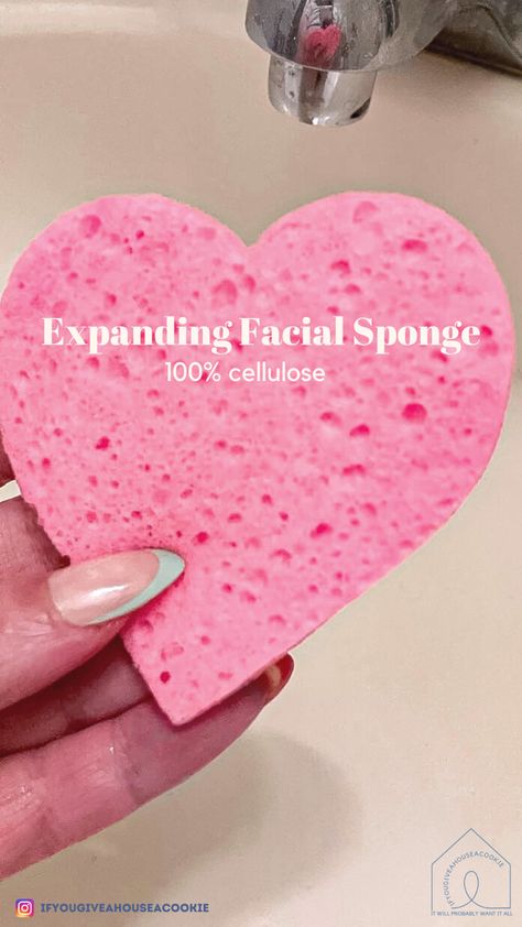 Heart Sponge, Facial Sponges, Homemade Facials, Face Cleansing, Makeup Removal, Face Aesthetic, Cleansing Face, Amazon Must Haves, Deep Clean