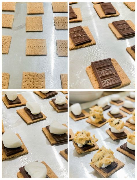 S’mores With Cookie Dough, S’mores Chocolate Chip Cookie, S’mores Chocolate Chip Cookies Easy, What To Do With Chocolate Chip Cookie Dough, S’mores Chocolate Chip Cookie Bars, S'mores Chocolate Chip Cookies, Smore Cookies Easy, S’mores Cookies Easy, S’mores Cookies Recipe Easy