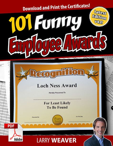 Funny Teacher Awards, Funny Office Awards, Funny Employee Awards, Funny Awards Certificates, Funny Certificates, Customer Service Week, Staff Awards, Office Awards, Funny Awards