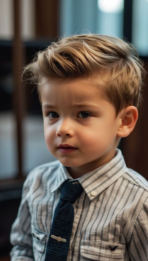 10 cute little boys haircuts for every style. Find the perfect haircut for your little guy with our collection of stylish and modern looks. #littleboyshaircuts #boyshaircuts https://whispers-in-the-wind.com/best-boys-haircuts-for-school-trendy-and-easy-styles/?10-cute-little-boys-haircuts-for-every-style-littleboyshaircuts-boyshaircuts-haircutsforboys Boys Haircut Short, Little Boys Haircuts, Trending Boys Haircuts, Best Boys Haircuts, Haircuts For School, School Hairdos, 1st Haircut