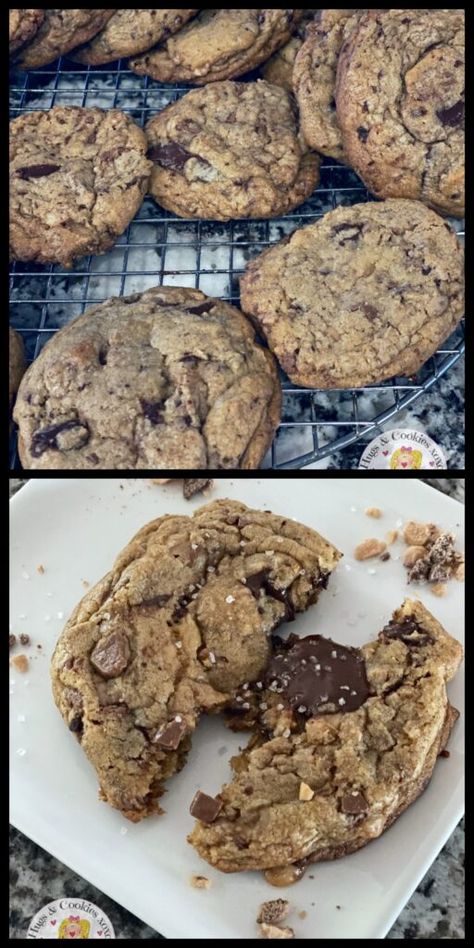 Toffee Cookies, Toffee Bits, Browned Butter, Chocolate Chunk, Best Chocolate Chip Cookie, Butter Chocolate, Chocolate Eggs, Bread Flour, Cookies Ingredients