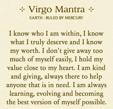 Virgo Personality, I Know My Worth, Virgo Girl, Virgo And Scorpio, Virgo Traits, Virgo Quotes, Love Wellness, Virgo Love, Capricorn And Virgo