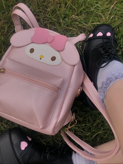 My Melody Cute, Sanrio Backpack, Small Backpacks, Pink Sanrio, Aesthetic Backpack, Kawaii Bags, Kitty Clothes, Barbie Wardrobe, Packing Bags