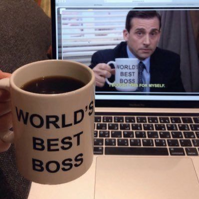 Dunder Mifflin Aesthetic, Michael Scott Aesthetic, The Office Worlds Best Boss, Best Of The Office, Cr7 Jr, The Office Show, Worlds Best Boss, Office Memes, Best Boss