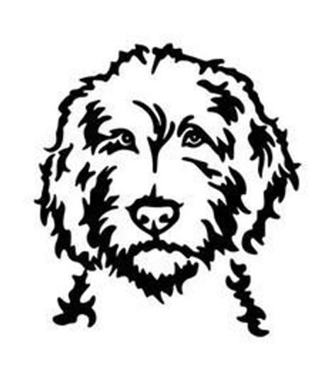 570x628 Custom Dog Decal Products Labradoodle, Goldendoodle, Poodle Labradoodle Illustration, Labradoodle Drawing, Black Labradoodle, Dog Outline, Labradoodle Dogs, Cockapoo Dog, Dog Decals, Dog Coloring Page, Newfoundland Dog